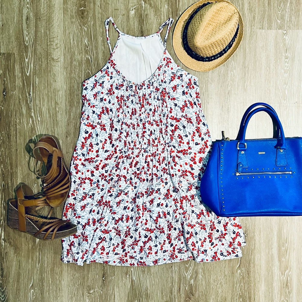 Spaghetti strap mini dress size large
